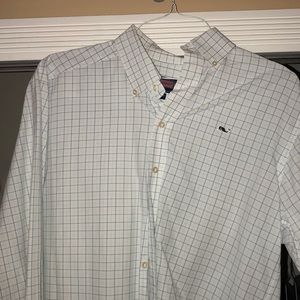 Vineyard vines men whale shirt classic fit medium